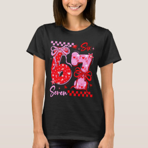 Camiseta Dia dos Namorados engraçado 67 Meme 6 7 Arco de Va