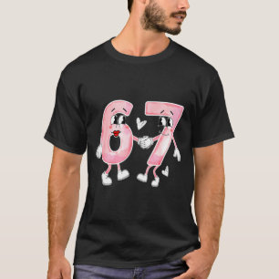 Camiseta Dia dos Namorados engraçado 6 7 Seis Sete Meme Dia