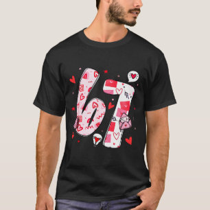 Camiseta Dia dos Namorados Engraçado Seis Sete 6 7 Meme Hom