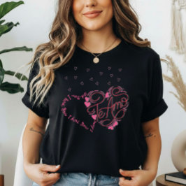 Camiseta Dia dos Namorados "Eu Te Amo - Te Amo" Bilíngue