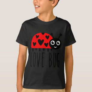 Camiseta Dia dos Namorados Joia Bug, Linda Joaninha Com Ele