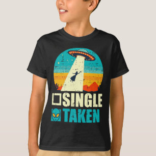Camiseta Dia dos Namorados Levado Abdução de Óvni Piada de 