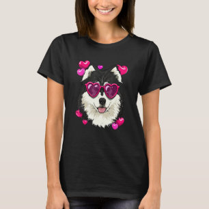 Camiseta Dia dos Namorados Malamute do Alasca Coração Casai