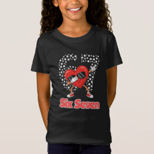 Camiseta Dia dos Namorados Meninos Meninas Corações Dabbing
