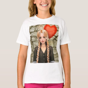 Camiseta Dia dos Namorados Retrô - Amor de Balão em Coração