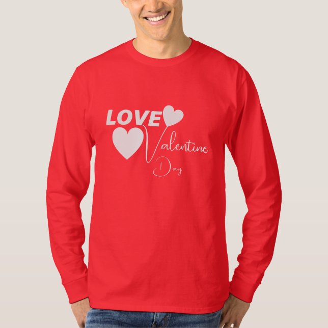 Camiseta Dia dos Namorados Românticos (Frente)
