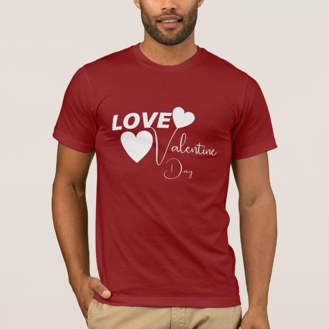 Camiseta Dia dos Namorados Românticos (Frente)