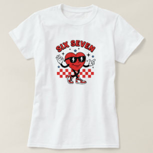 Camiseta Dia dos Namorados Six Seven 6 7, Six Seven Coração