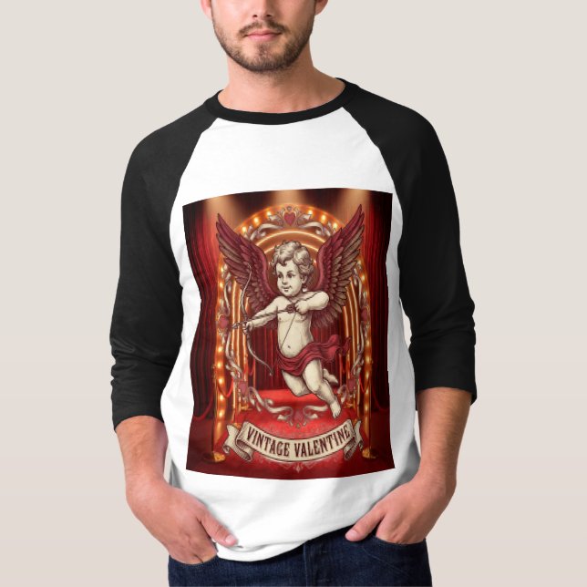 Camiseta Dia dos Namorados Vintage  (Frente)