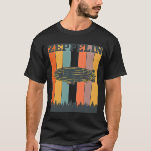 Camiseta Dia dos Namorados Zeppelin Retro Antigo Dirigível