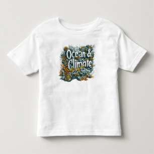 Camiseta Dia dos Oceanos - Texto sobre Oceanos e Clima com 