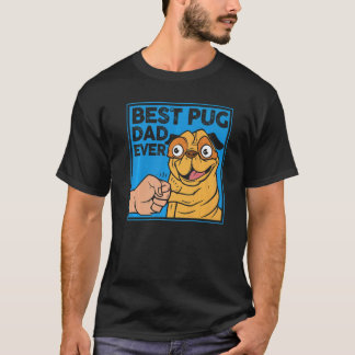 Camiseta Dia dos Pais Cachorro Pai Dono de Pet Retro Melhor