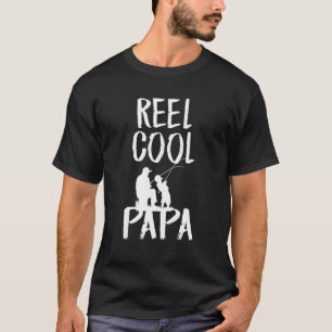 Camiseta Dia dos Pais Carretel de Pesca Legal Papai Pai