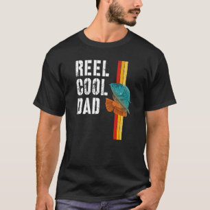 Camiseta Dia dos Pais  Carretel de Pesca Pai Legal Peixe Pi