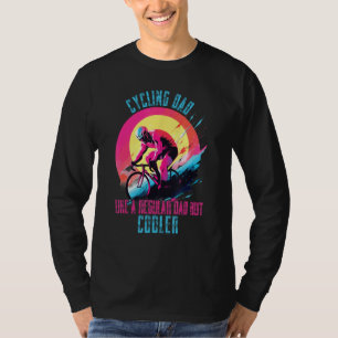 Camiseta Dia dos Pais Ciclista Engraçado Pai Ciclista Cicli