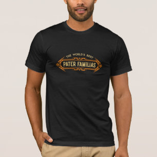 Camiseta Dia dos pais de Familias do Pater do mundo o