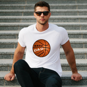 Camiseta Dia dos Pais do Melhor Pai de Basquete Moderno