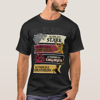 Camiseta Dia dos Pais Game Of Thrones Vintage Este Pai É