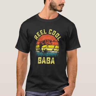 Camiseta Dia dos Pais Homem Carrete Muito Legal Baba Peixe