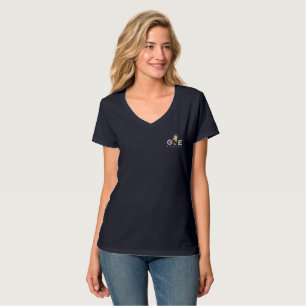 Camiseta Dia dos Pais Maravilhosos Pescoço-V feminino