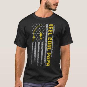 Camiseta Dia dos Pais Masculino   Carretel de Pesca Legal P