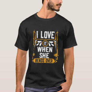 Camiseta Dia dos Pais Masculino Pesca Eu Amo Quando Ela Se 