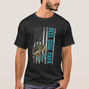 Camiseta Dia dos Pais Masculino Reel Papai Peixe Legal Band