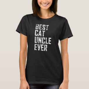 Camiseta Dia dos Pais Melhor Gato Tio Já Existente Vintage