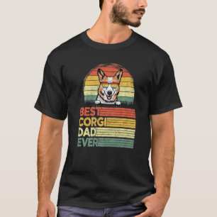Camiseta Dia dos Pais Melhor Papai de Corgi Maneiro Masculi
