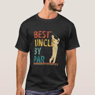 Camiseta Dia dos Pais Melhor Tio Par Golfer Pai Golfe