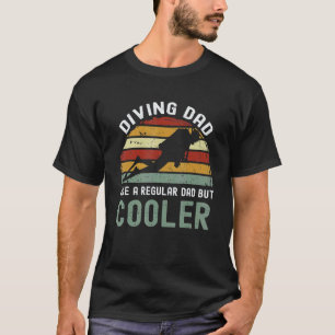 Camiseta Dia dos Pais Mergulho Pai Como Um Pai Regular Bu