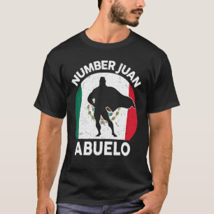 Camiseta Dia dos Pais Pai Número Um Juan Abuelo Mexica