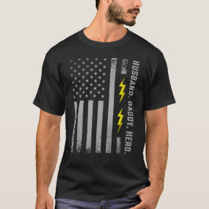 Camiseta Dia dos pais patriótico do americano do pai do