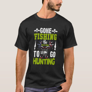 Camiseta Dia dos Pais Pescaria Caça Vara de Pesca