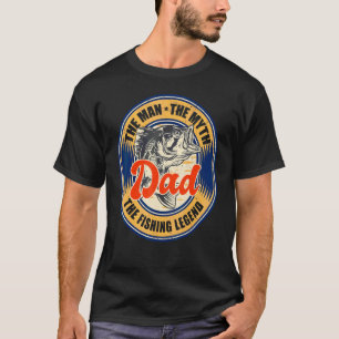 Camiseta Dia dos Pais Pescaria Para Pescador Pescando Para