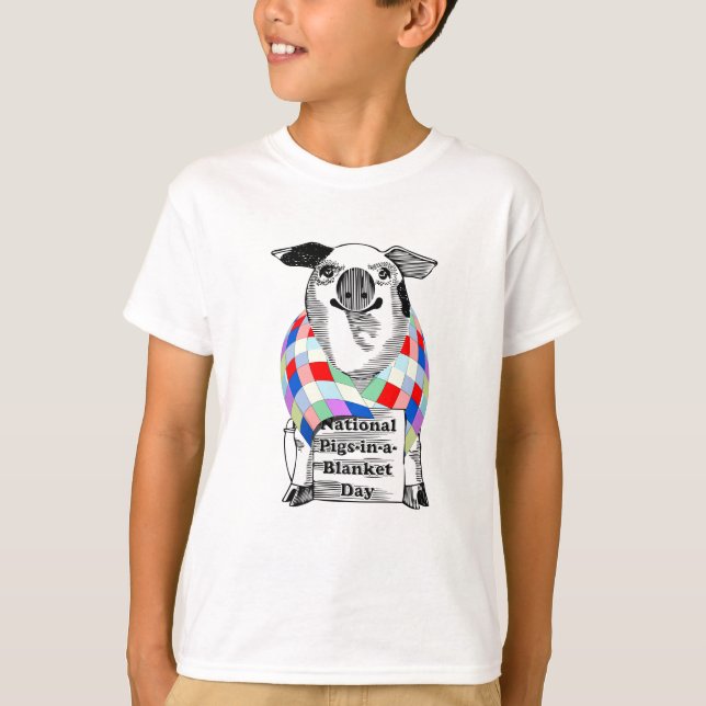Camiseta Dia dos Porcos-em-Cobertura (Frente)