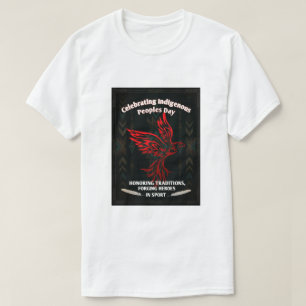 Camiseta Dia dos Povos Indígenas Gráfico Esportivo