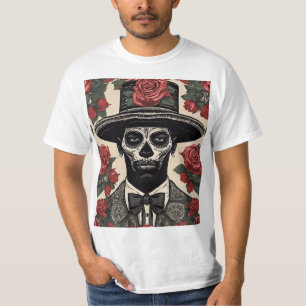 Camiseta Dia dos Senhores Mortos Rosa