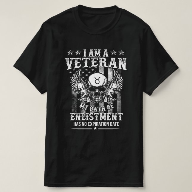 Camiseta dia dos veteranos (Frente do Design)