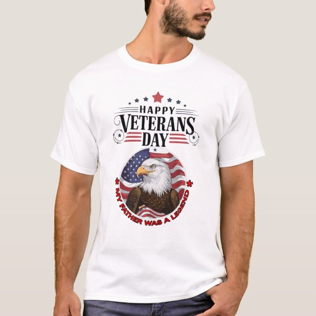 Camiseta Dia dos Veteranos (Frente)