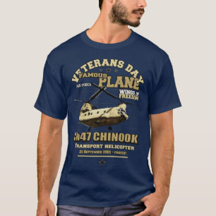 Camiseta Dia dos Veteranos CHINOOK AH47