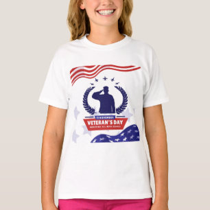 Camiseta Dia dos Veteranos - Honrando todos os que serviram