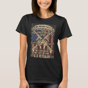 Camiseta Dia dos Veteranos Militares Orgânicos e Orgulhosos