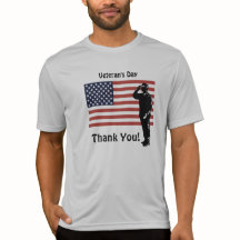 Dia dos Veteranos Obrigado! Bandeira Americana Sol