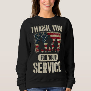 Camiseta Dia dos Veteranos Obrigado Pelo Seu Serviço Patrió