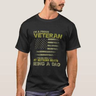 Camiseta Dia dos Veteranos Pais Orgulhanos