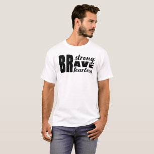 Camiseta Dia dos Veteranos, sem medo e forte