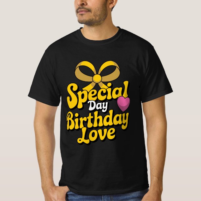 Camiseta Dia Especial Aniversário (Frente)