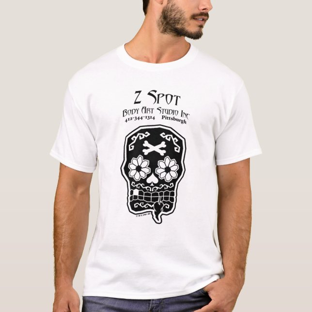 Camiseta Dia feito sob encomenda do ponto de Z do tanque (Frente)