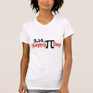 Camiseta Dia feliz 3,14 do Pi - 14 de março